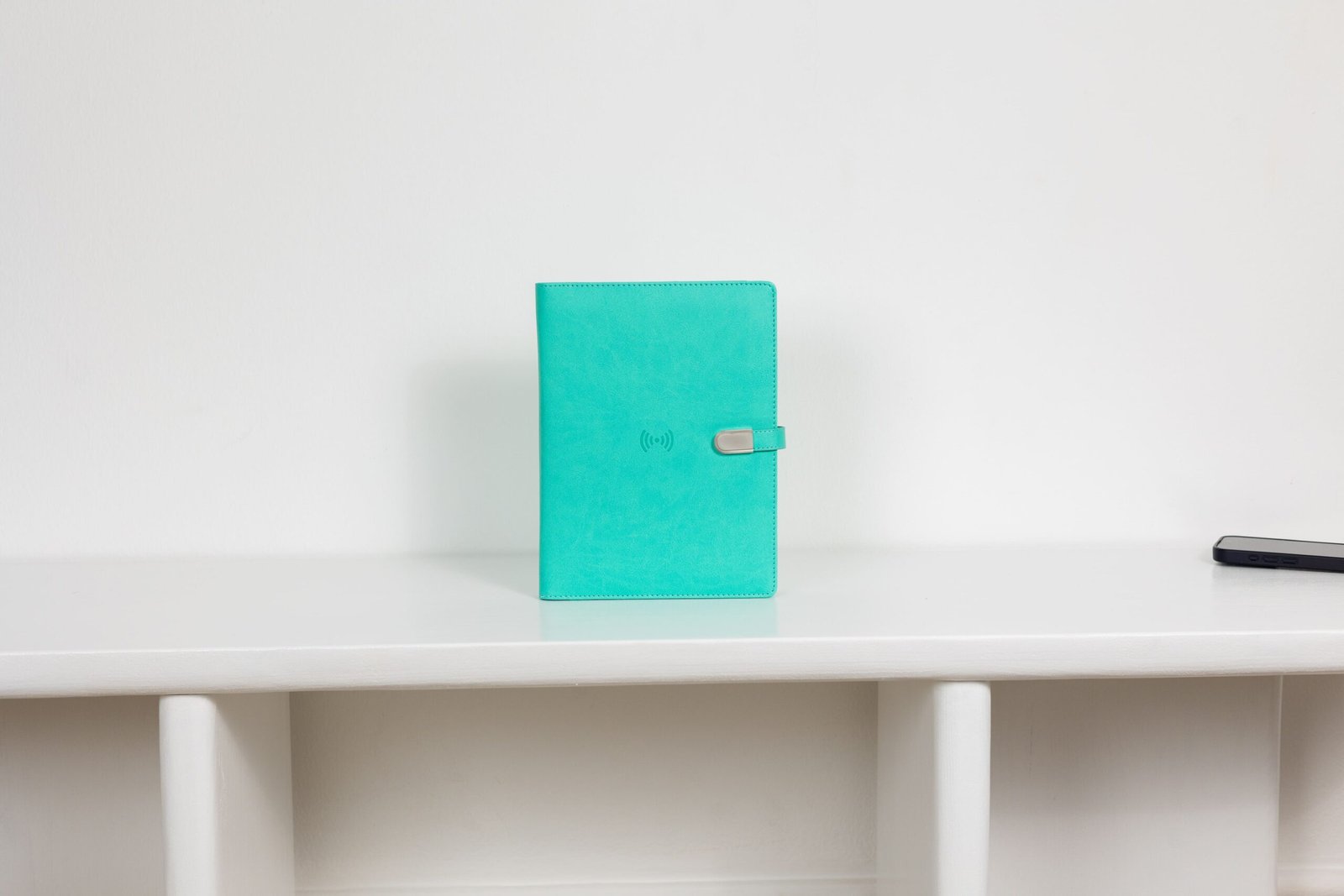 0f5a0273.jpg Smart блокнот London в кольорі тіфані павербанк 8 000 mAh - Зображення 1