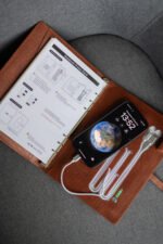 Smart блокнот Cobra коричневого кольору павербанк 10000 mAh - Зображення 6