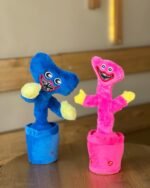 М'яка інтерактивна іграшка Танцюючий кактус плюшевий монстр Кісі Місі  повторює слова і співає рожева - Зображення 2