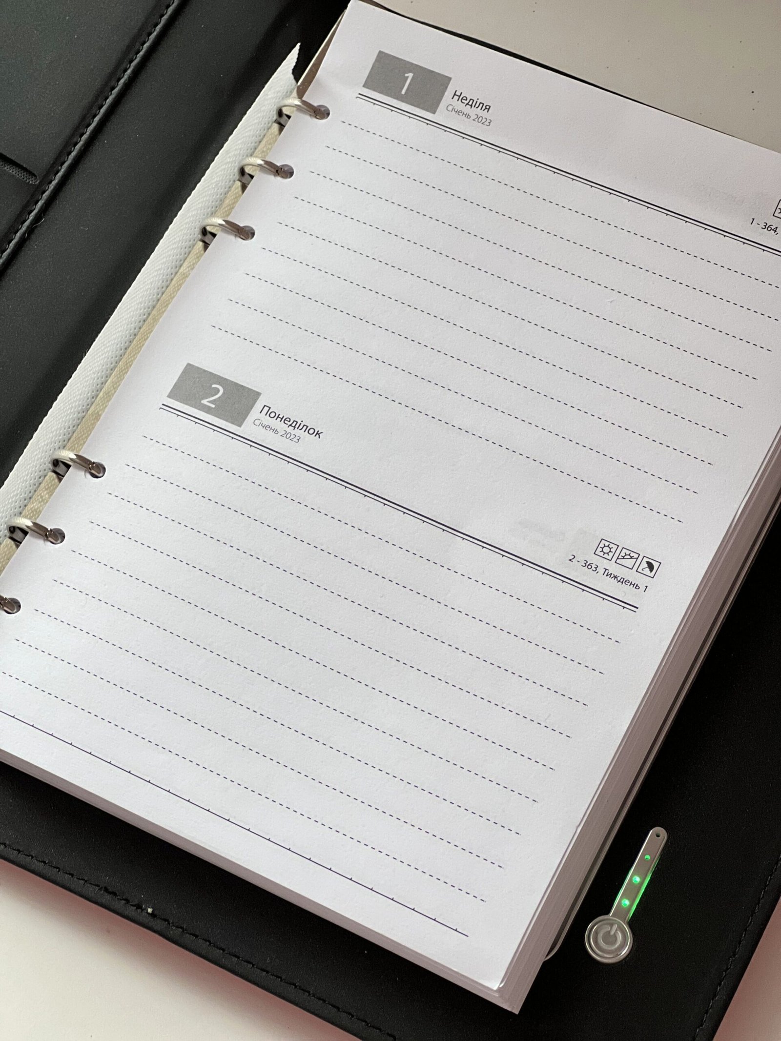 img_7684-rotated-1.jpg Датовані змінні листи до смарт блокноту А5 лінія 2026 рік - Зображення 1