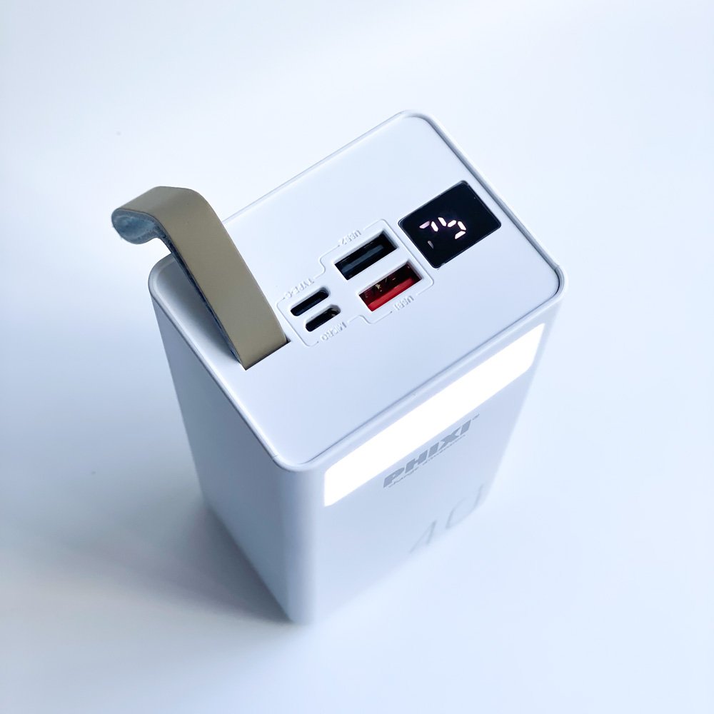 powerbank-phixi-40000-3.jpg PowerBank 2xUSB c LED ліхтарем 40000 mAh - Зображення 1